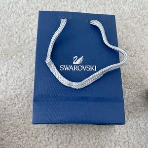 Swarovski Blue Gift Bag with Silver Handle